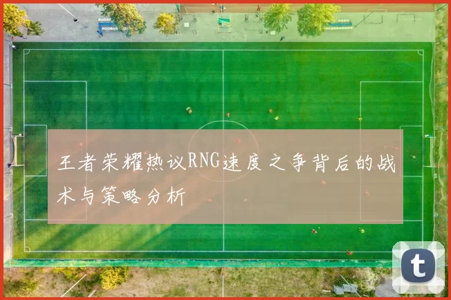 王者荣耀热议RNG速度之争背后的战术与策略分析
