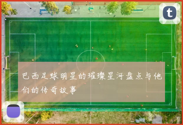 巴西足球明星的璀璨星河盘点与他们的传奇故事